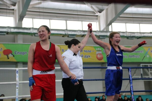 Юношеский чемпионат Казахстана по боксу среди девушек Юношеский чемпионат Казахстана по боксу среди девушек - Sputnik Казахстан