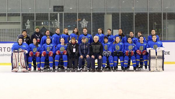 Женская юниорская сборная Казахстана по хоккею - Sputnik Казахстан