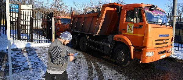 Грузовик, архивное фото Грузовик, архивное фото - Sputnik Казахстан