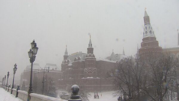 Рекордный снегопад в центральной части России - Sputnik Казахстан