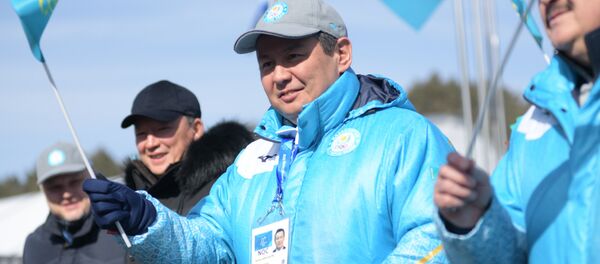 Спортсмены из Казахстана в олимпийской деревне Спортсмены из Казахстана в олимпийской деревне - Sputnik Казахстан