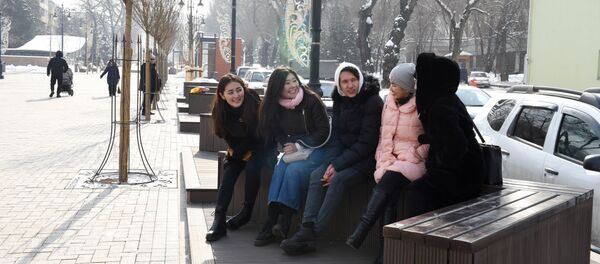 Алматыдағы Панфилов көшесі, архивтегі сурет - Sputnik Қазақстан