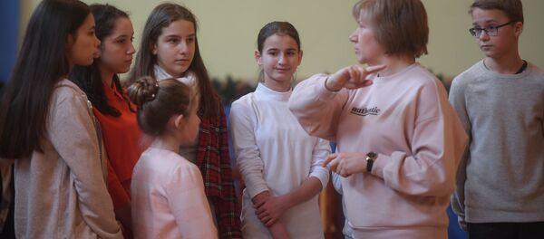 Алла Сильченко и Аханов Даулетхан на проекте Ты-супер! Алла Сильченко и Аханов Даулетхан на проекте Ты-супер! - Sputnik Казахстан