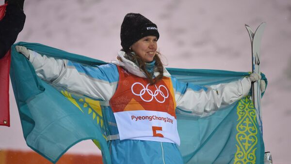 Казахстанская спортсменка Юлия Галышева завоевала бронзовую медаль на Зимних Олимпийских играх в Пхенчхане 2018 - Sputnik Казахстан