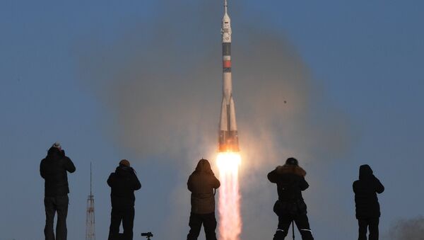 Пуск ракеты-носителя с космодрома Байконур - Sputnik Казахстан