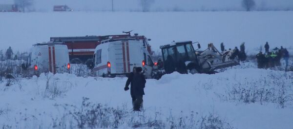 На месте крушения самолета Ан-148 в Московской области На месте крушения самолета Ан-148 в Московской области - Sputnik Казахстан