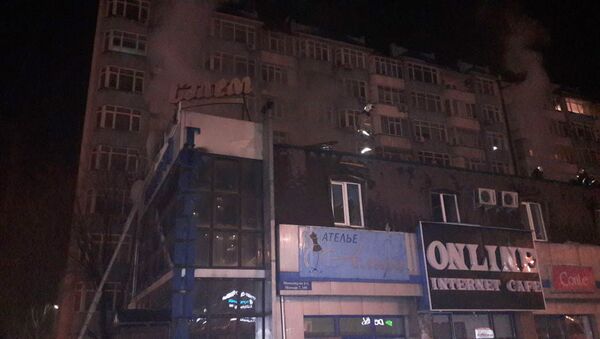 Пожар в гостинице Салем - Sputnik Казахстан