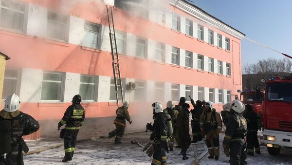 Детский дом загорелся в Астане - Sputnik Казахстан