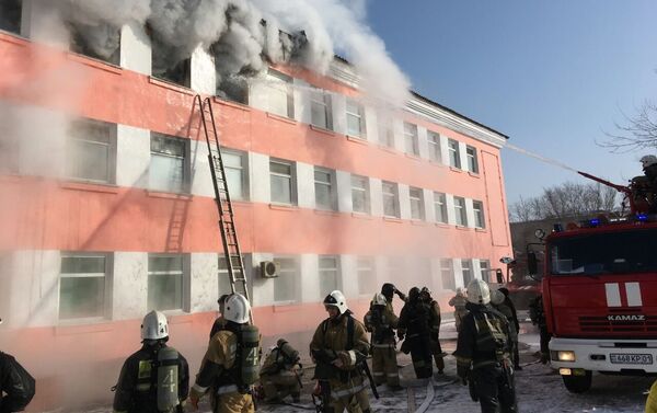 Детский дом загорелся в Астане - Sputnik Казахстан