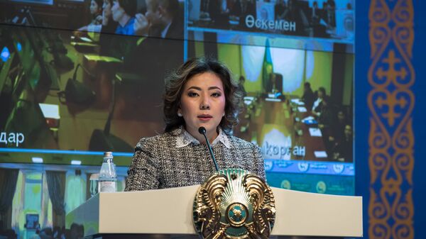 Министр труда и социальной защиты населения Мадина Абылкасымова - Sputnik Казахстан