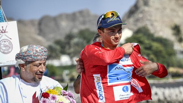 Казахстанский велогонщик Алексей Луценко стал первым казахстанским победителем многодневной велогонки высшей категории сложности Тур Омана - Sputnik Казахстан