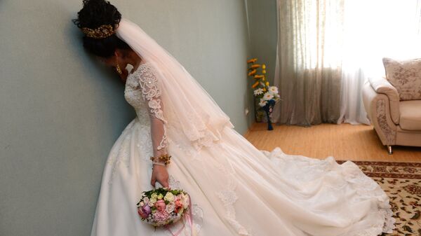 Невеста плачет, архивное фото - Sputnik Казахстан