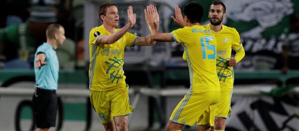 Полузащитник ФК Астана Мартин Томасов - Sputnik Казахстан