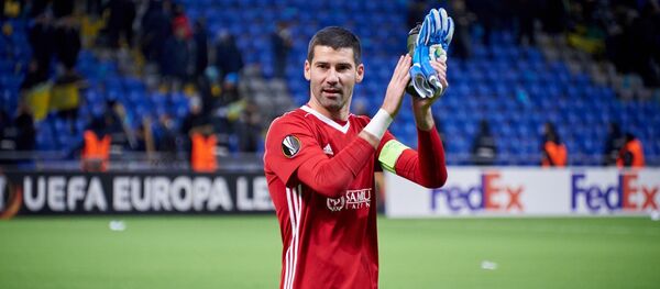 Вратарь ФК Астана Ненад Эрич Вратарь ФК Астана Ненад Эрич - Sputnik Казахстан