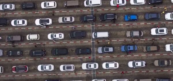 Гигантская пробка в Китае - Sputnik Казахстан