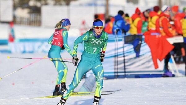 Казахстанские лыжницы на Олимпиаде в Пхенчхане - Sputnik Казахстан