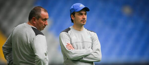 Станимир Стойлов пен Григорий Бабаян (оң жақта) Станимир Стойлов пен Григорий Бабаян (оң жақта) - Sputnik Қазақстан