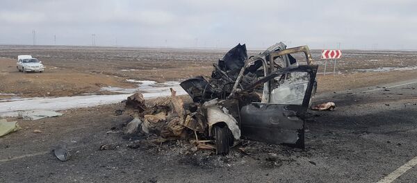 Маңғыстаудағы жол апаты Маңғыстаудағы жол апаты - Sputnik Қазақстан