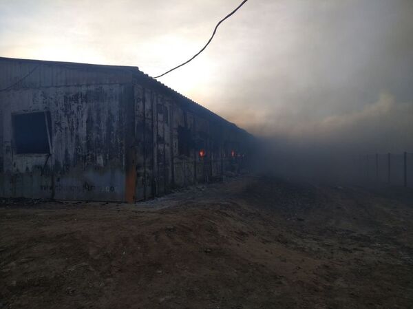 Общежитие загорелось на Карабатане - Sputnik Казахстан