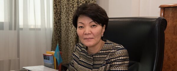 Вице-министр труда и социальной защиты населения Светлана Жакупова Вице-министр труда и социальной защиты населения Светлана Жакупова - Sputnik Казахстан