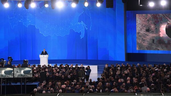 Ежегодное послание президента РФ В. Путина Федеральному Собранию - Sputnik Казахстан