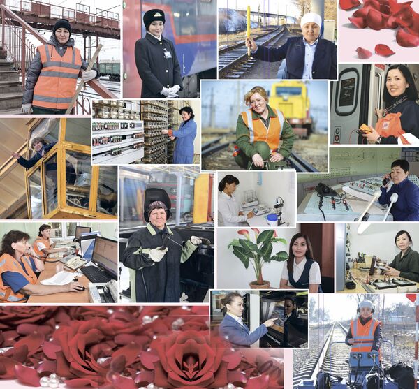 Лучшие сотрудницы КТЖ Лучшие сотрудницы КТЖ - Sputnik Казахстан