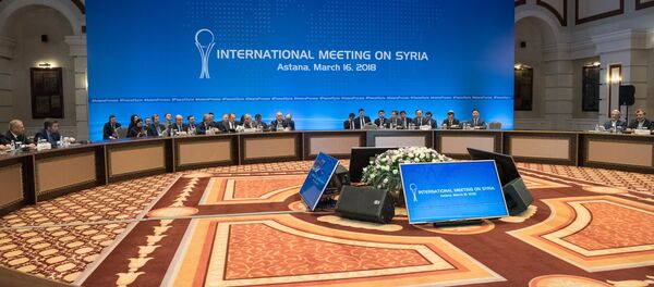 Сирийские переговоры в Астане, девятый раунд, архивное фото Сирийские переговоры в Астане, девятый раунд, архивное фото - Sputnik Казахстан