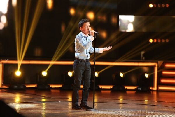 Даулетхан Аханов во время выступления на конкурсе Ты супер! - Sputnik Казахстан