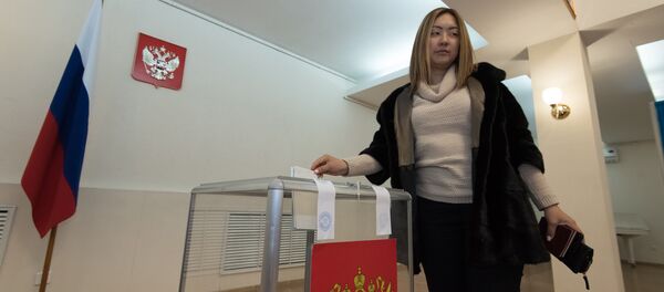 Избирательный участок в Астане - Sputnik Казахстан