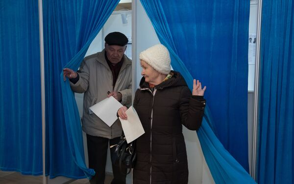Избирательный участок в Астане - Sputnik Казахстан