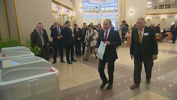 Кандидаты на должность президента РФ проголосовали на выборах - Sputnik Казахстан