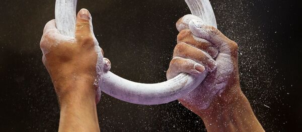 Гимнастическое кольцо, архивное фото - Sputnik Казахстан