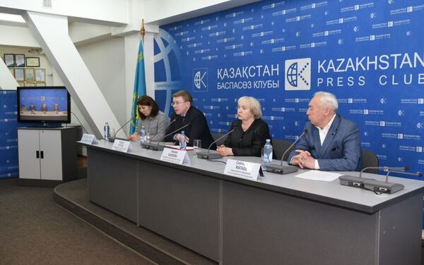 Пресс-конференция с участием Сейтказы Матаева - Sputnik Казахстан