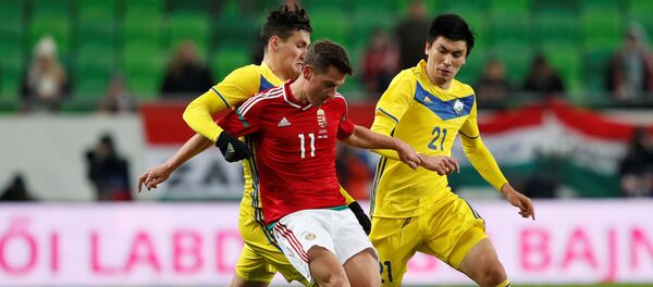 Футбольный матч Казахстан-Венгрия Футбольный матч Казахстан-Венгрия - Sputnik Казахстан