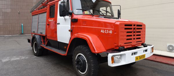 Учения в торгово-развлекательном центре Мега - Sputnik Казахстан