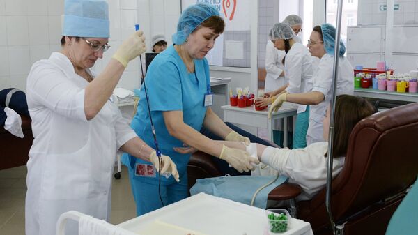 Медики, архивное фото  - Sputnik Казахстан