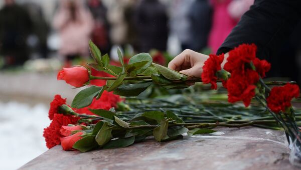 Акции в память о погибших при пожаре в ТЦ Зимняя вишня - Sputnik Казахстан