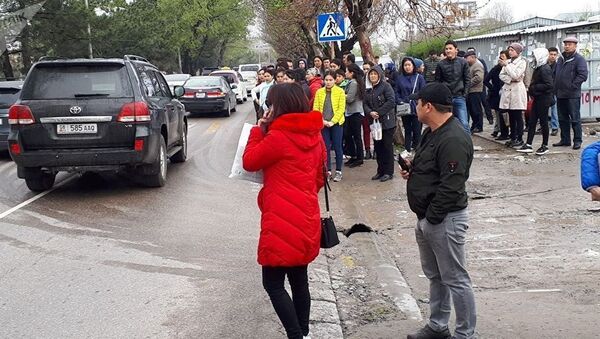 Забастовка водителей маршруток в Бишкеке - Sputnik Казахстан