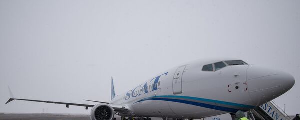 Презентация самолета авиакомпании SCAT - Sputnik Казахстан