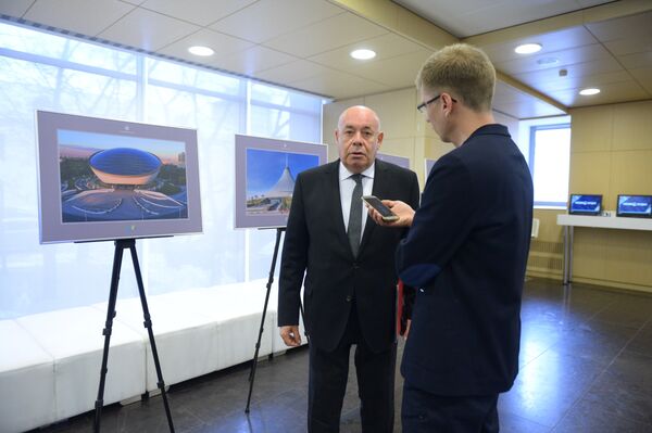 Представитель президента Российской Федерации по международному культурному сотрудничеству Михаил Швыдкой Представитель президента Российской Федерации по международному культурному сотрудничеству Михаил Швыдкой - Sputnik Казахстан