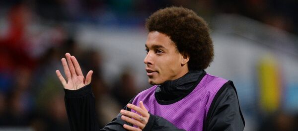 Игрок сборной Бельгии Аксель Витсель Игрок сборной Бельгии Аксель Витсель - Sputnik Казахстан