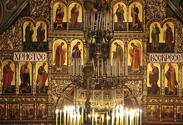 Православные отмечают Пасху в Свято-Вознесенском кафедральном соборе - Sputnik Казахстан