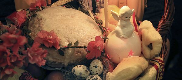 Православные отмечают Пасху в Свято-Вознесенском кафедральном соборе - Sputnik Казахстан