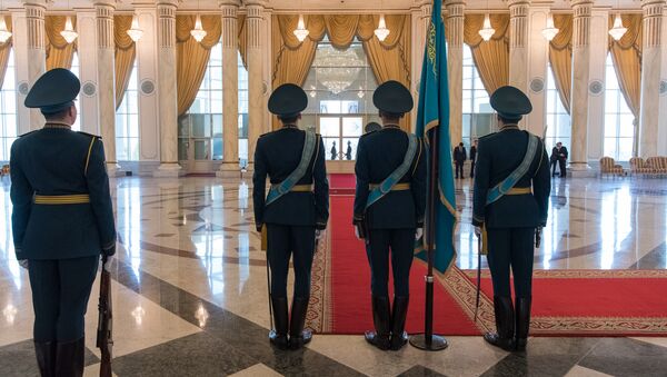 Почетный караул в президентском дворце Акорде, архивное фото - Sputnik Казахстан