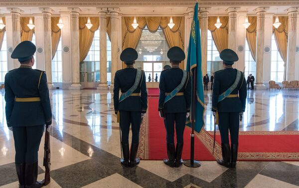 Почетный караул в президентском дворце Акорде, архивное фото - Sputnik Казахстан