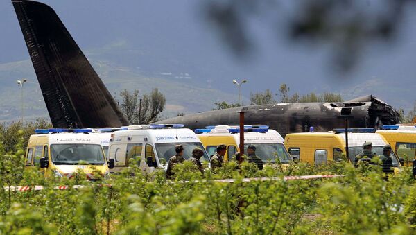 Место крушения военного самолета Ил-76 в Алжире - Sputnik Казахстан