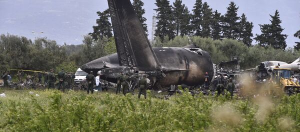 Место крушения военного самолета Ил-76 в Алжире - Sputnik Казахстан
