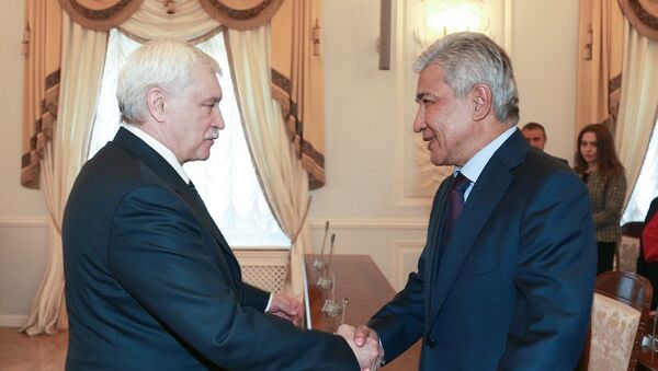 Посол Казахстана в России Имангали Тасмагамбетов встретился с губернатором Санкт-Петербурга - Sputnik Казахстан