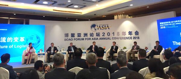 Руководитель АО «НК «Қазақстан темір жолы» Канат Алпысбаев принял участие и выступил на Боаоском Азиатском форуме в КНР - Sputnik Казахстан