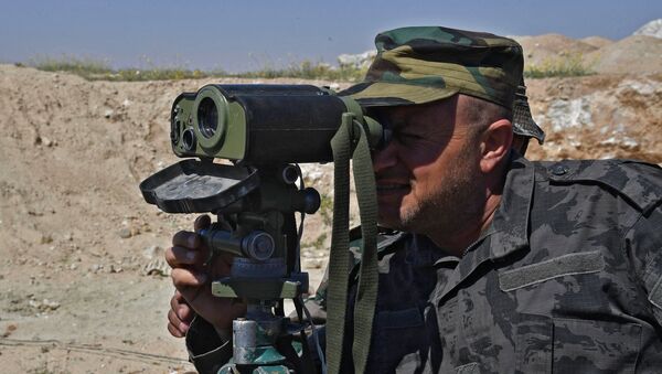 Солдат сирийской армии, архивное фото - Sputnik Казахстан